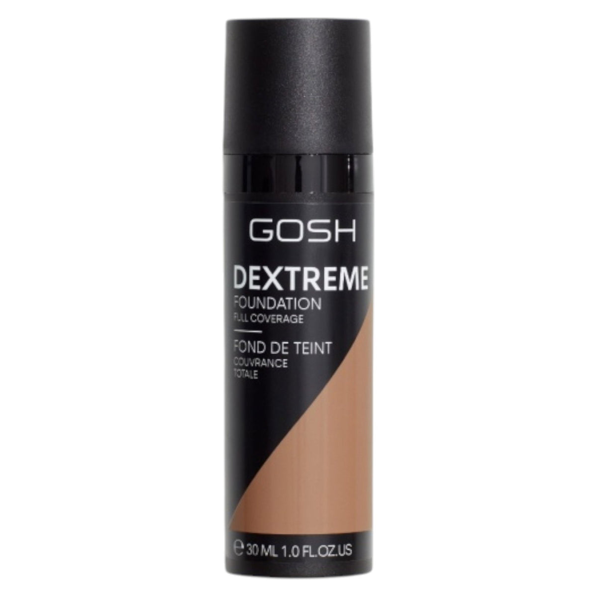Gosh Gosh, Dextreme, Vollständige Abdeckung, Flüssige Grundierung, 007, Rehbraun, 30 ml Regular