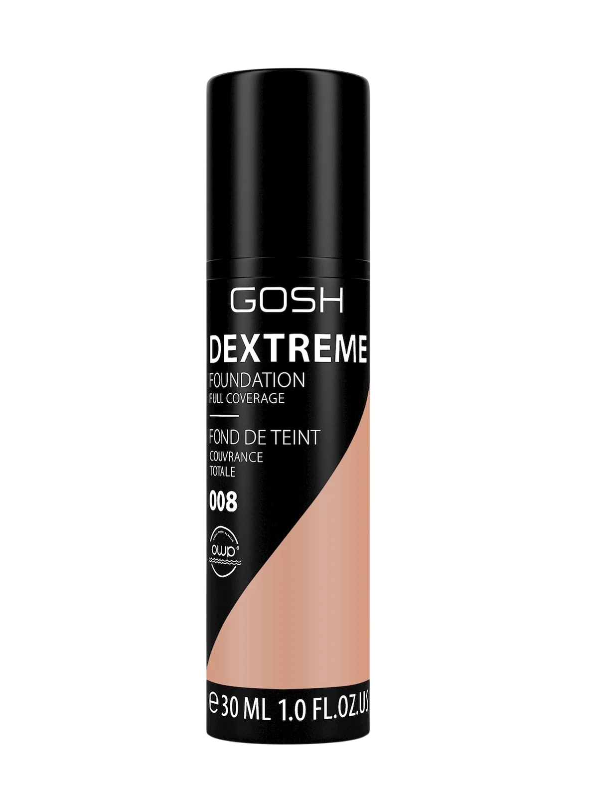Gosh Flüssige Grundierung Gosh, Dextreme, Full Coverage, Liquid Foundation, 008, Golden, 30 ml Regular