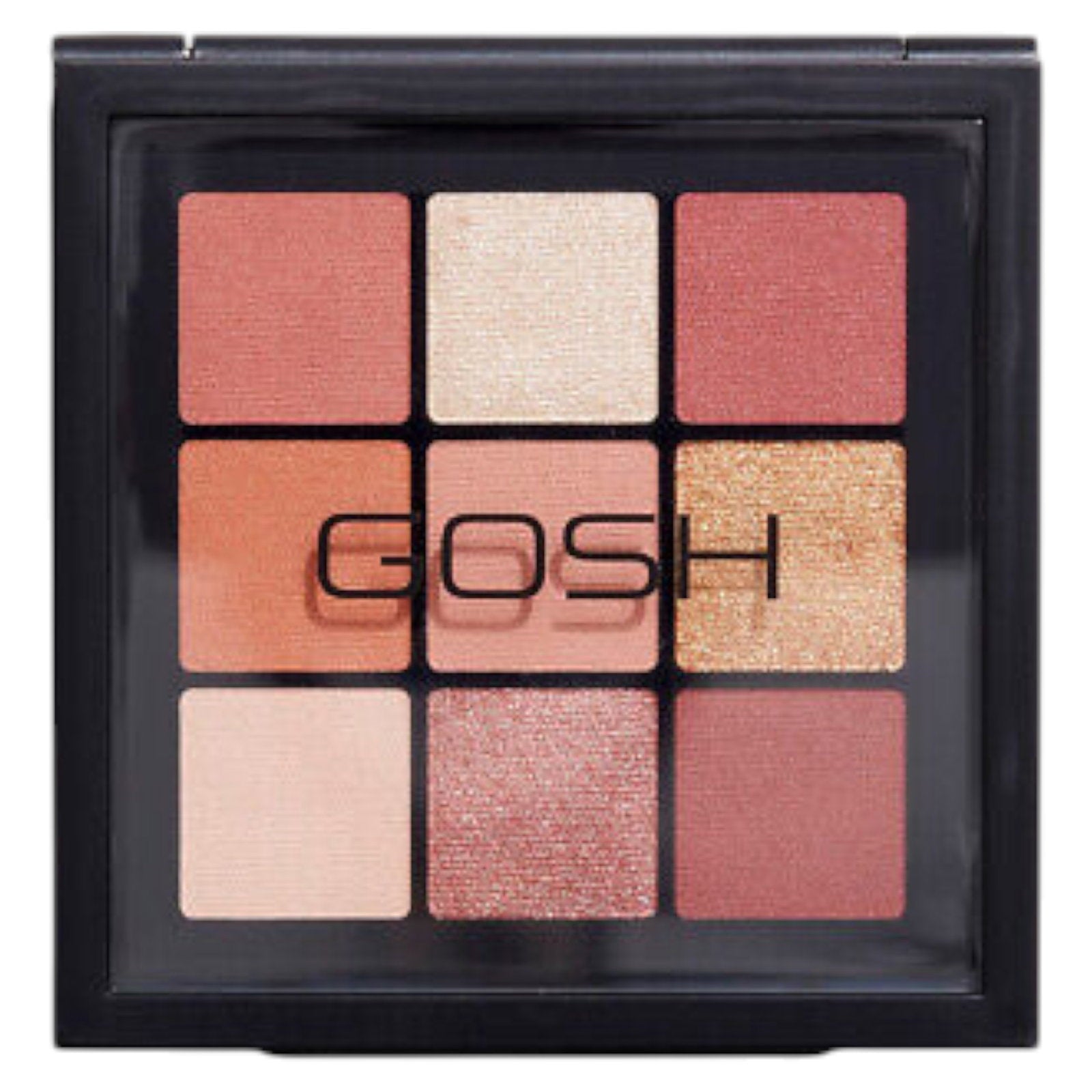 Gosh Gosh, Eyedentity, Lidschattenpalette, 002, Be Humble, 9 Schattierungen, 8 g Regular
