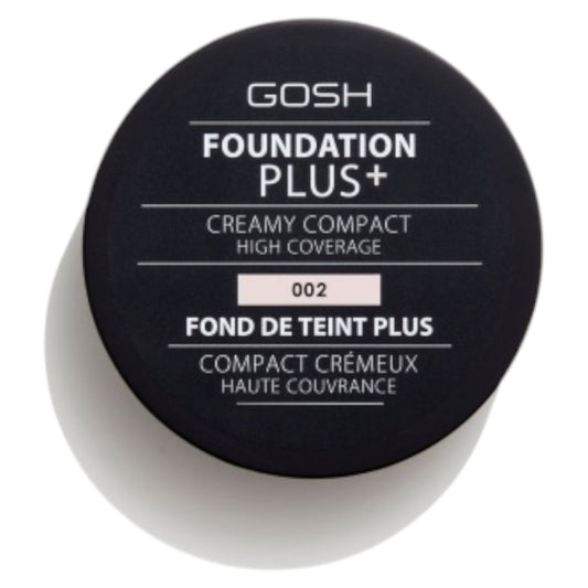 Gosh Gosh, Foundation Plus+, Vollständige Abdeckung, Cremige Foundation, 002, Elfenbein, 9 g *Tester