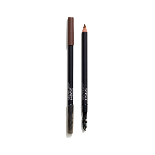 Gosh Gosh, Gosh, Beidseitig, Augenbrauencreme-Stift & Bürste 2-in-1, 4, Mahagoni, 1.2 g Regular