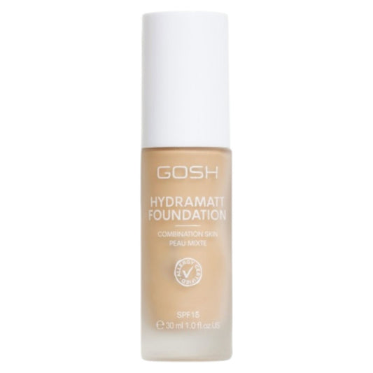 Gosh Gosh, Hydramatt, Matt, Flüssige Grundierung, 006Y, Mittleres Licht, SPF15, 30 ml Regular