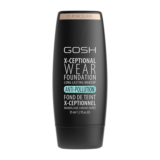 Gosh Gosh, X-Ceptional Wear, Matte & Natural Glow, Flüssige Grundierung, 11, Porzellan, 35 ml Regular