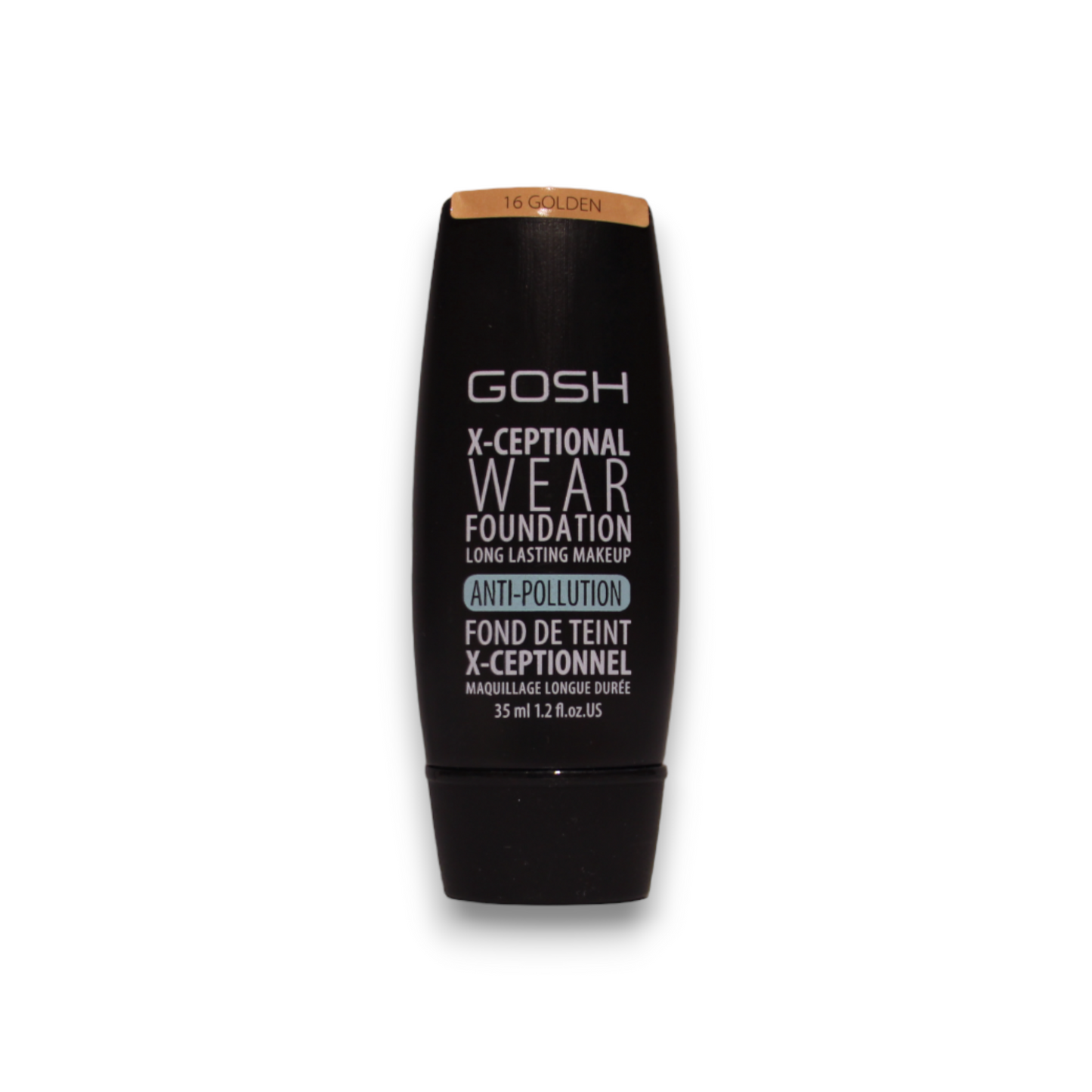 Gosh Gosh, X-Ceptional Wear, Vitamin E, Langlebig, Cremige Foundation, 16, Golden, 30 ml Regular
