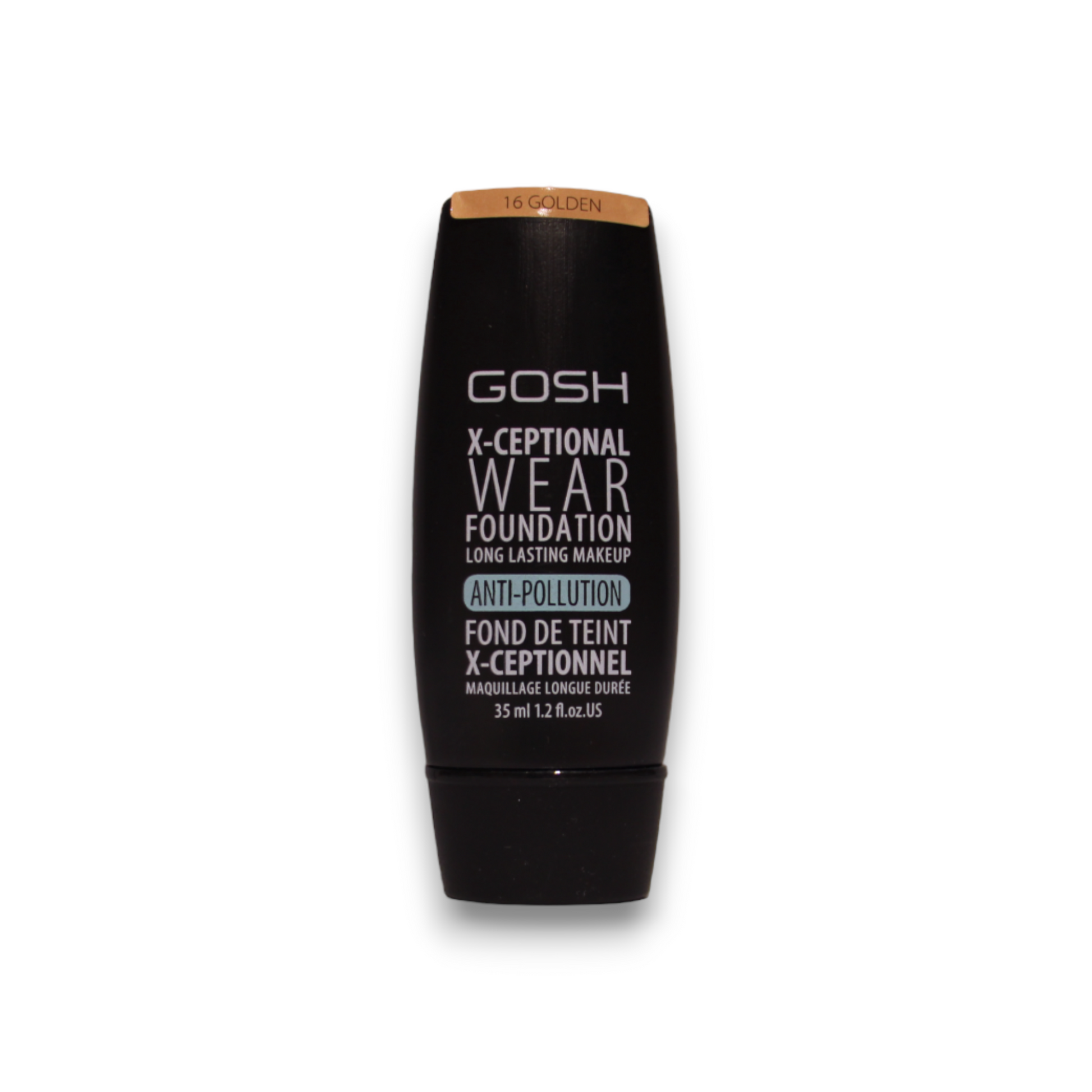 Gosh Gosh, X-Ceptional Wear, Vitamin E, Langlebig, Cremige Foundation, 16, Golden, 30 ml Regular