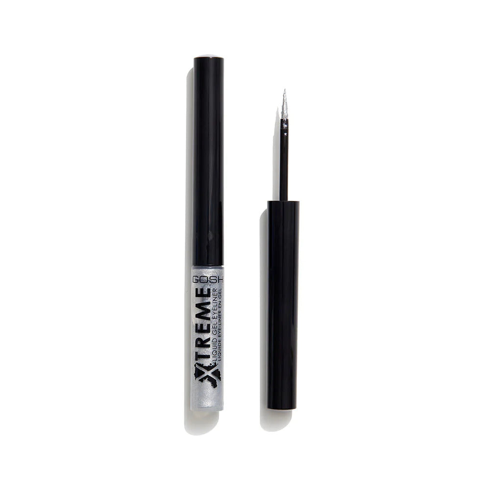 Gosh, Xtreme, Wasserdicht, Flüssiger Eyeliner, 004, Silber, 1.7 ml *Tester