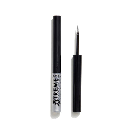 Gosh Gosh, Xtreme, Wasserdicht, Flüssiger Eyeliner, 004, Silber, 1.7 ml *Tester