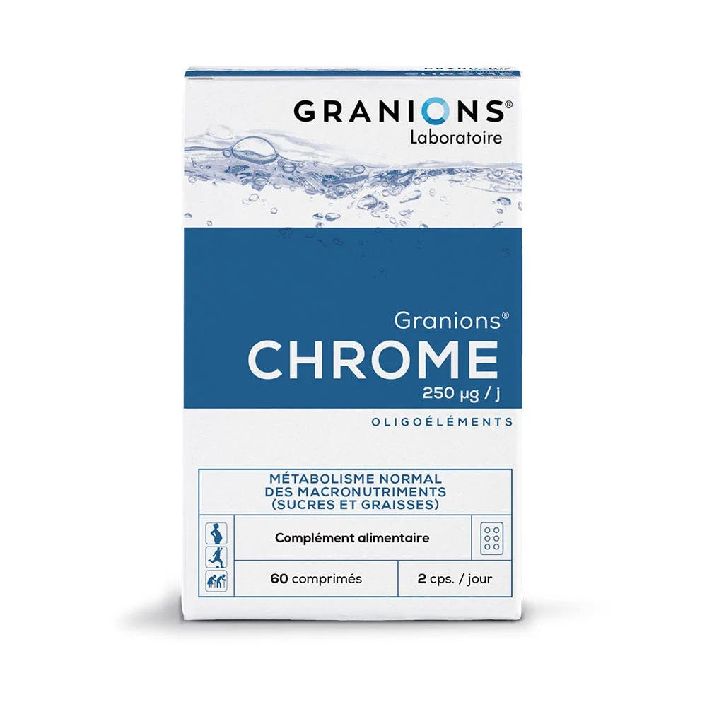 Granions Granions, Chrome, Blood Sugar Control & Curbing Sugar Cravings, Kapseln, 60 Capsules Regular