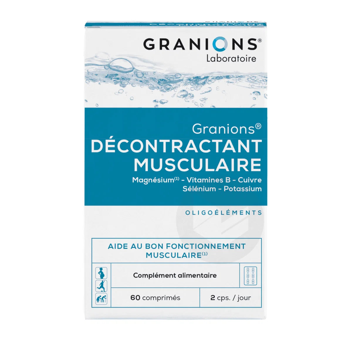 Granions Granions, Chrome, Reduce Muscle Tension & Prevents Involuntary Cramps, Kapseln, 60 Capsules, 74 g Regular