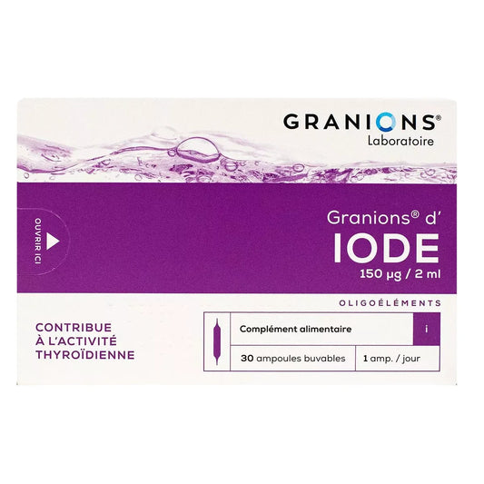 Granions Granions, Of Iodine, Supports Normal Thyroid Function, Hormone Production, Energy Metabolism & Nervous System Health