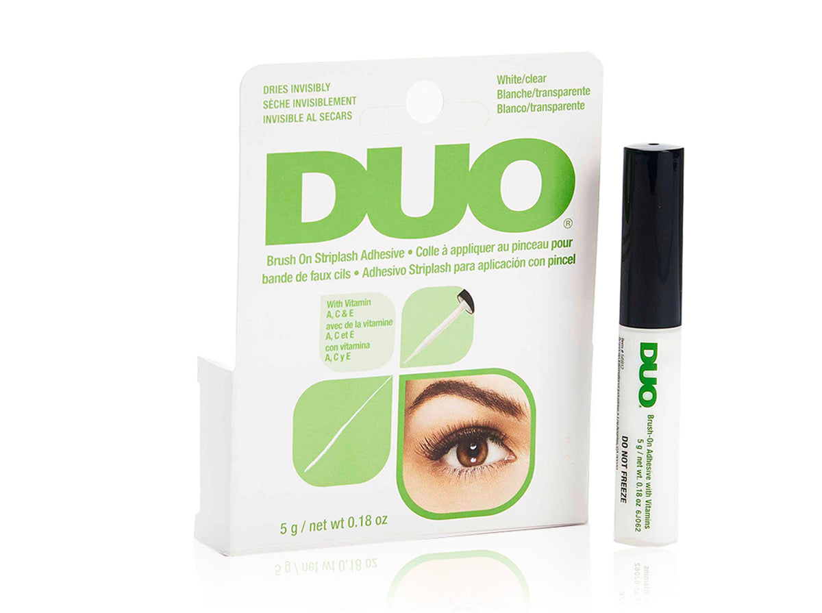 Ardell Duo Brush Striplash Adhesive Clear Adhesivo Pestañas En Banda Pincel 5g