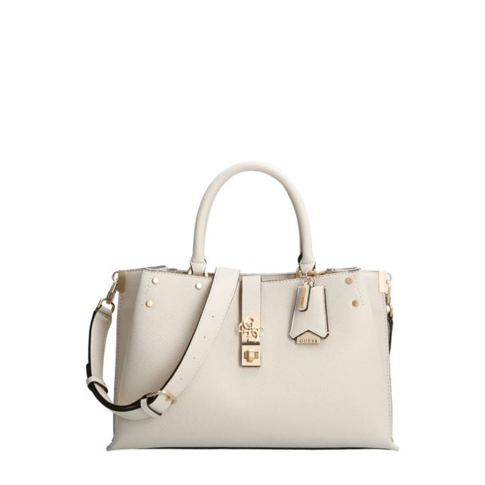 Guess, Albury, Kunstleder, Textiltasche, Weiß, Für Frauen, 31,5 x 22 x 13,5 cm