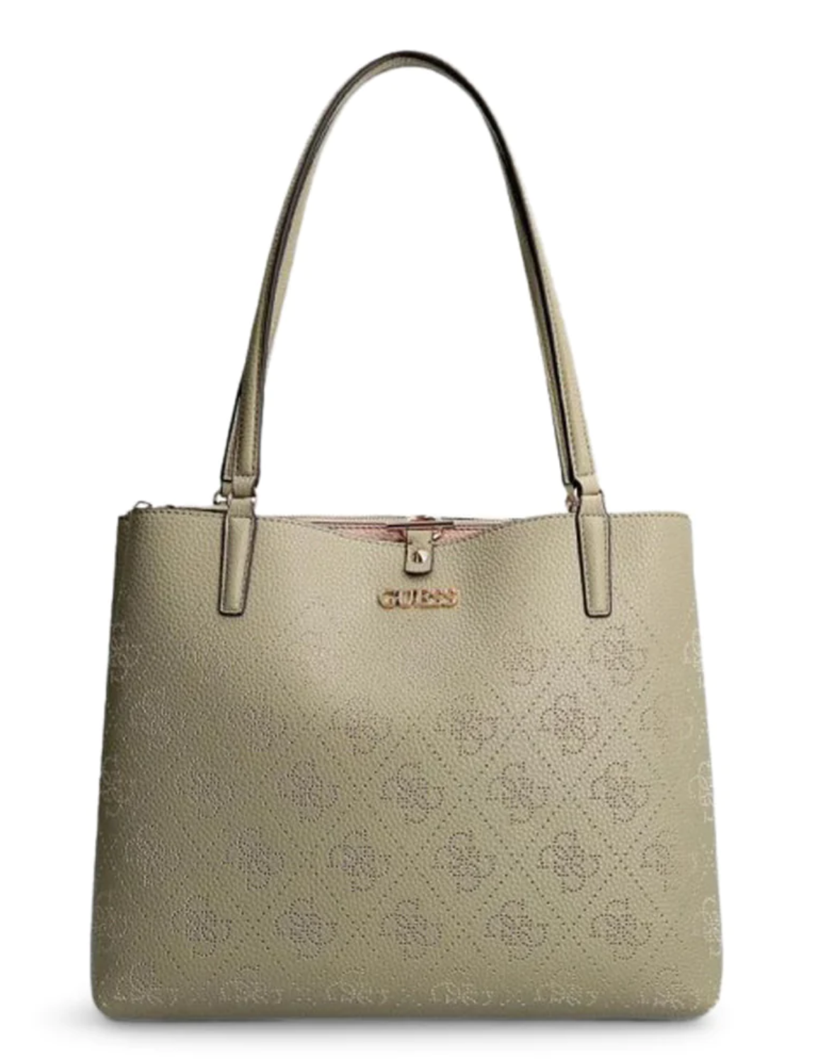 Guess, Amara, 4G-Logo, Textil-Umhängetasche, Olivgrün, HWSG8493100, 34 x 29 x 11 cm, Für Frauen