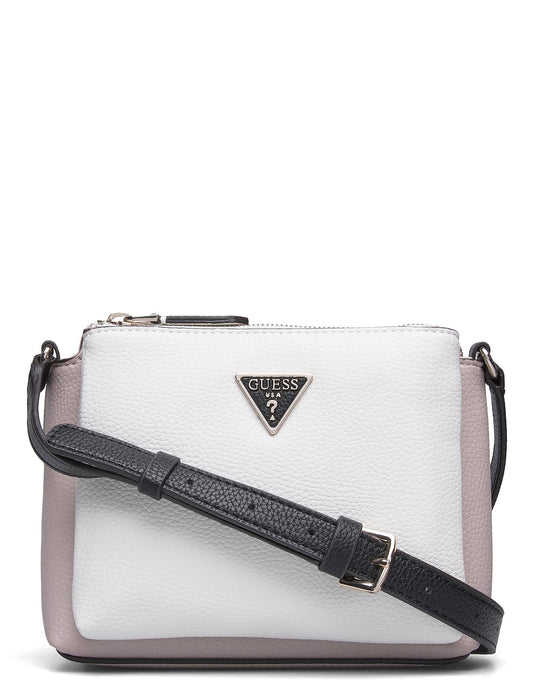Guess Guess, Becca, Textil-Umhängetasche, Weiß Rosa, Für Frauen Regular