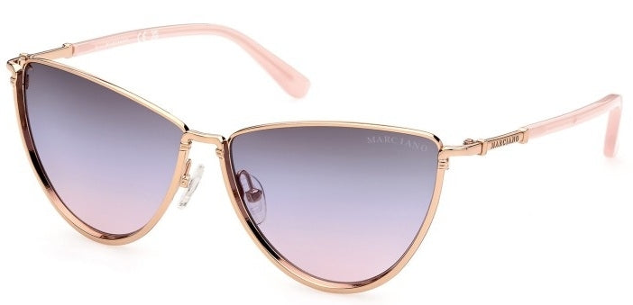 GUESS By MARCIANO SUNGLASSES GM0824 ROSE GOLD GM0824-28Z 60-13-140 Sonnenbrille Gold
