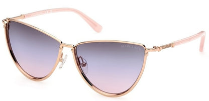 GUESS By MARCIANO SUNGLASSES GM0824 ROSE GOLD GM0824-28Z 60-13-140 Sonnenbrille Gold