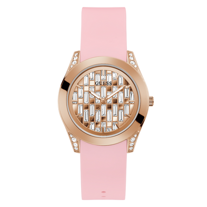 GUESS CLARITY GW0109L2 Only Time Armbanduhr 39 mm Gold ansicht-2