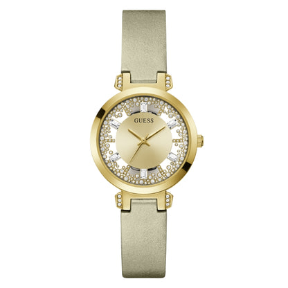 GUESS CRYSTAL CLEAR GW0535L4 Only Time Armbanduhr 38 mm Gold ansicht-2