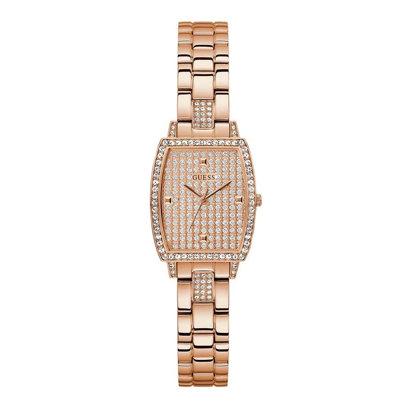 GUESS CRYSTALS GW0611L3 Only Time Armbanduhr 25 mm Gold ansicht-3