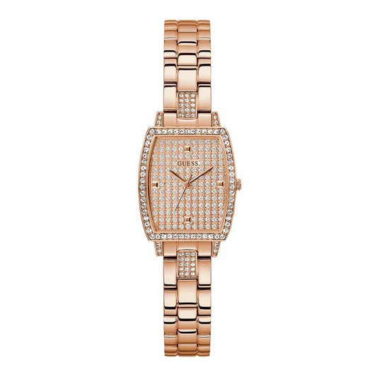 GUESS CRYSTALS GW0611L3 Only Time Armbanduhr 25 mm Gold
