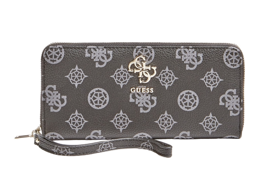 Guess Guess, Digital, Textilbrieftasche, SLG Großer Reißverschluss, Schwarz, Für Frauen Regular