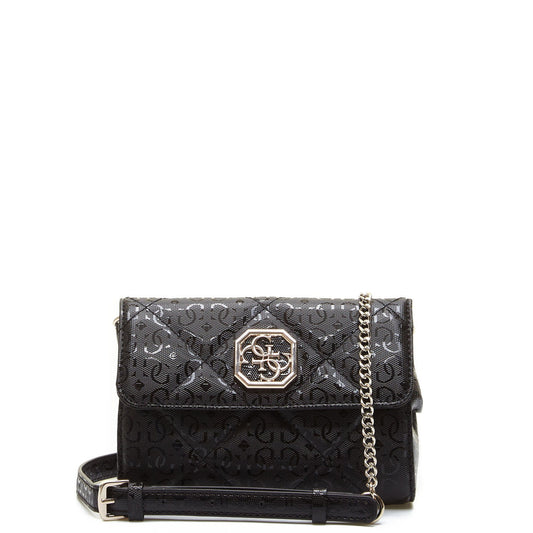 Guess Guess, Dilla Mini Convertible Xbody, Textiltasche, Gürtel, Schwarz, Für Frauen, 18x13x6 cm Regular