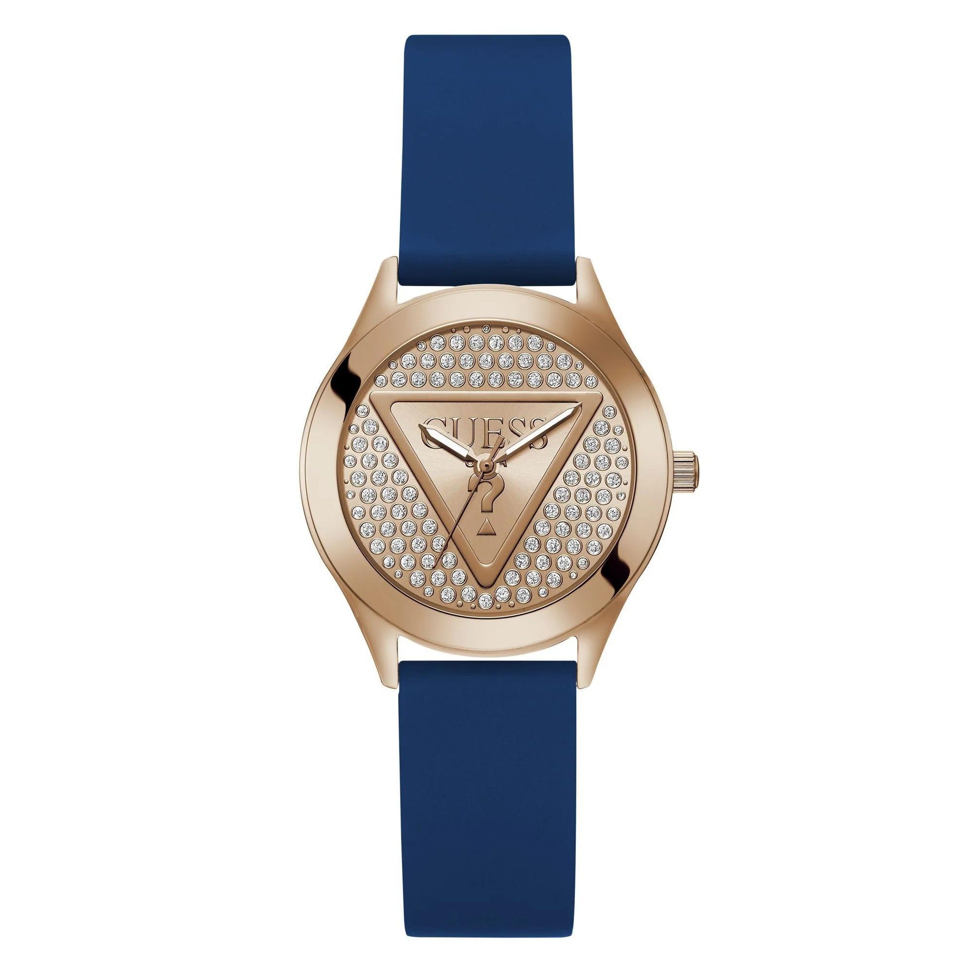 GUESS GLITZ PLAQUE GW0745L4 Only Time Armbanduhr 34 mm Gold ansicht-3