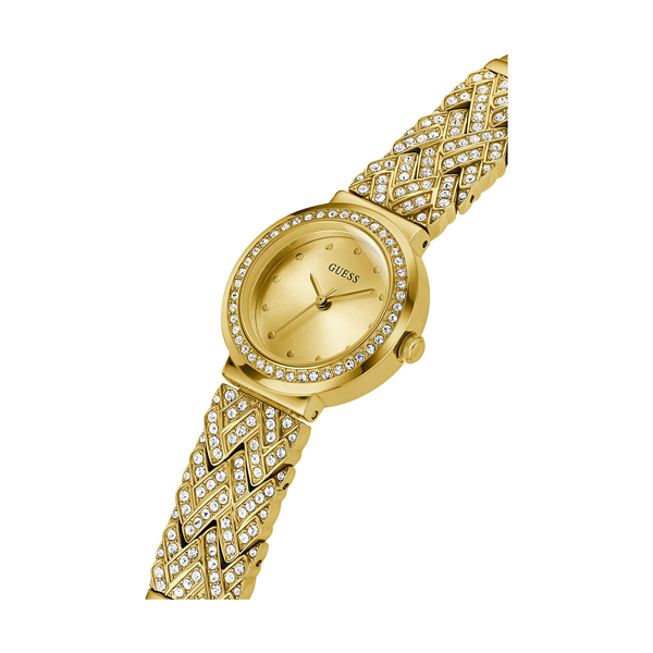 GUESS GW0476L2 Only Time Armbanduhr 28 mm Gold ansicht-3