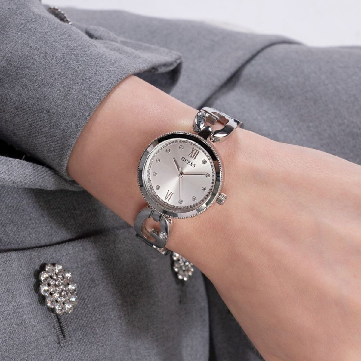 GUESS GW0759L1 Only Time Armbanduhr 30 mm ansicht-3