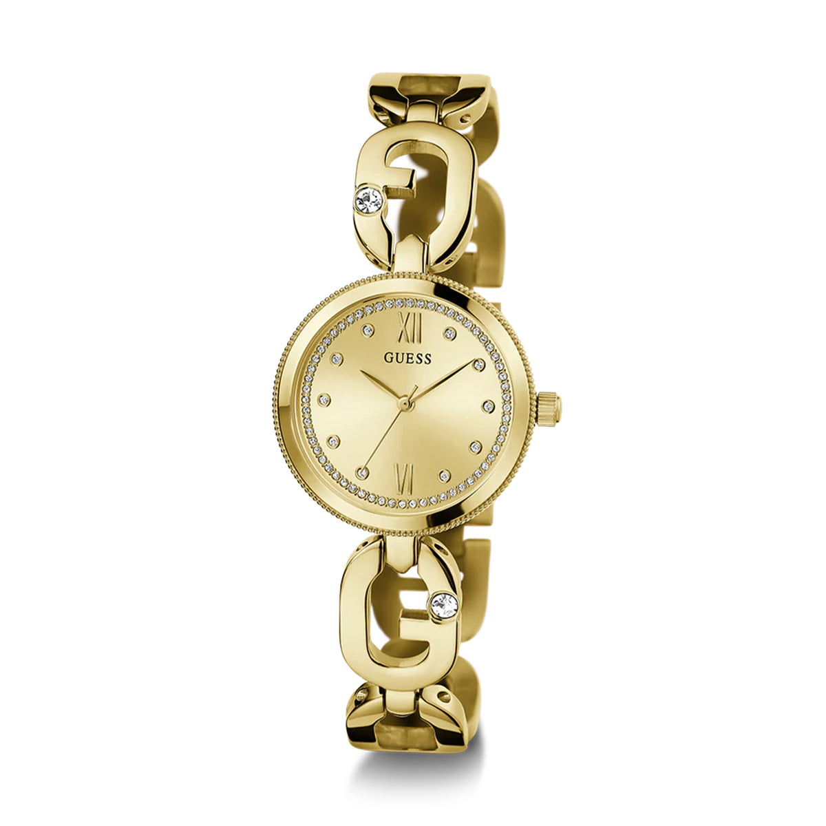 GUESS GW0759L2 Only Time Armbanduhr 30 mm Gold