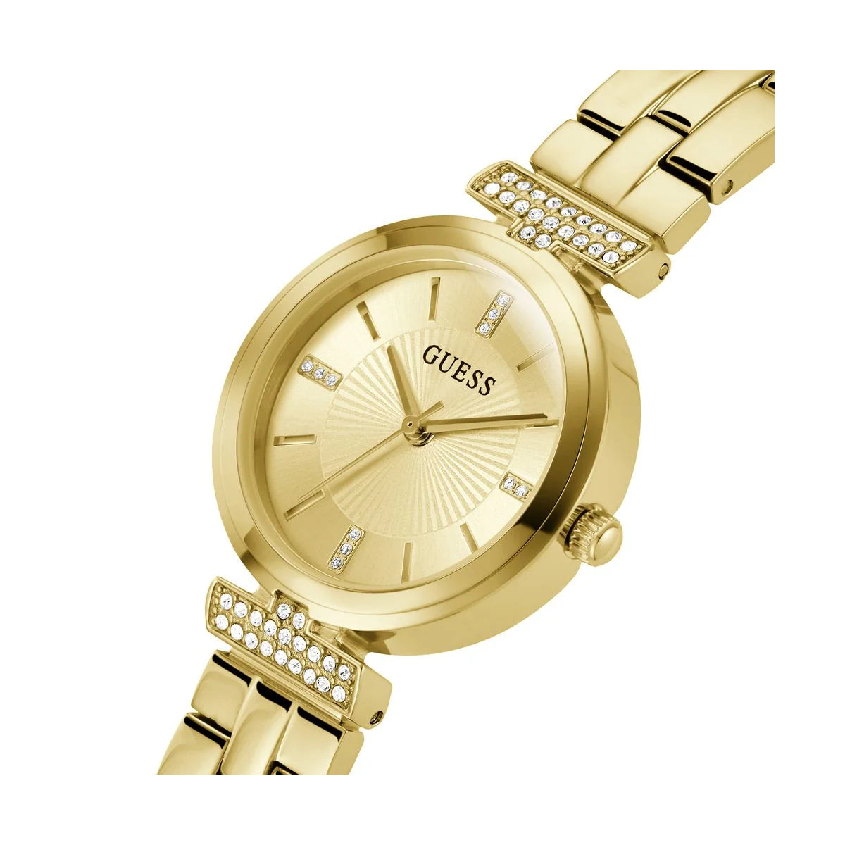 GUESS GW0762L2 Only Time Armbanduhr 28 mm Gold ansicht-2