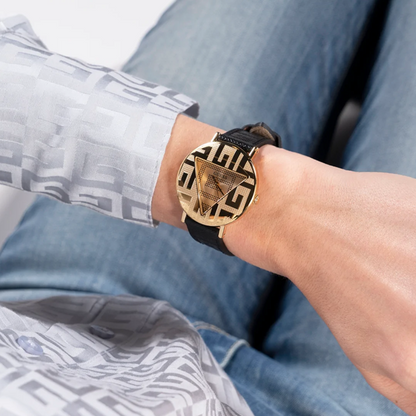 GUESS ICONIC GW0478L2 Only Time Armbanduhr 36 mm Gold ansicht-3