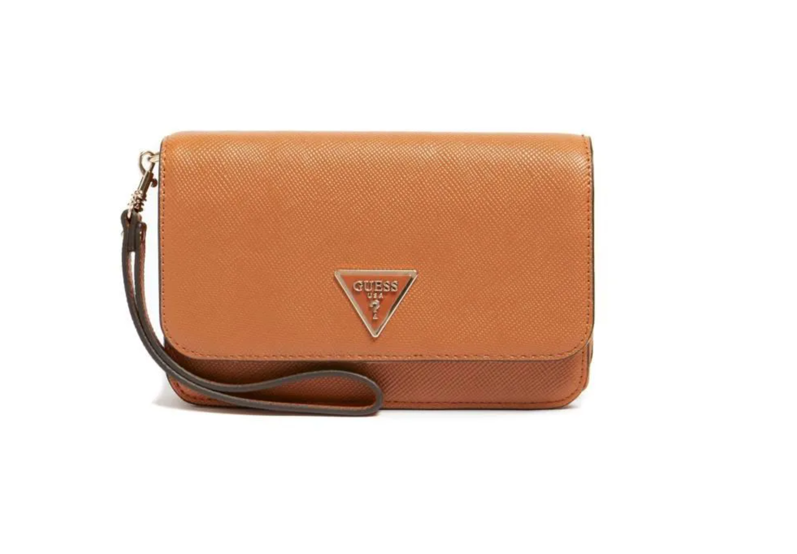 Guess Guess, Laurel, Textiltasche, Telefon-Organizer, Heller Cognac, SWZG85, Für Frauen, 12 x 19,5 x 5,5 cm Regular