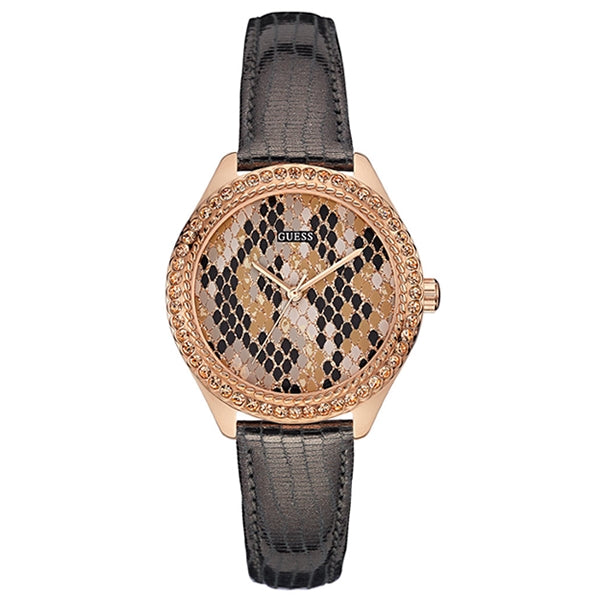 GUESS MINI MYSTICAL W0626L2 Only Time Armbanduhr 38 mm Gold ansicht-3