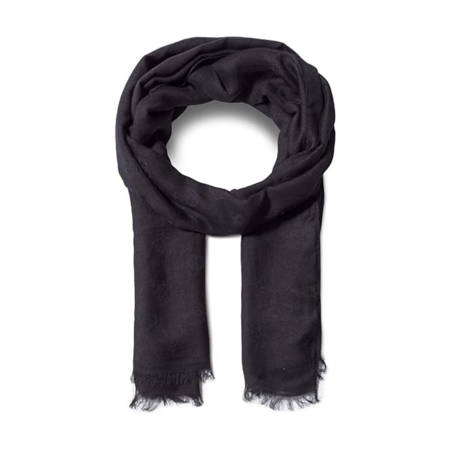 Guess, Ninette Jacquard, Textilschal, Schwarz, 8 x 180, Für Frauen