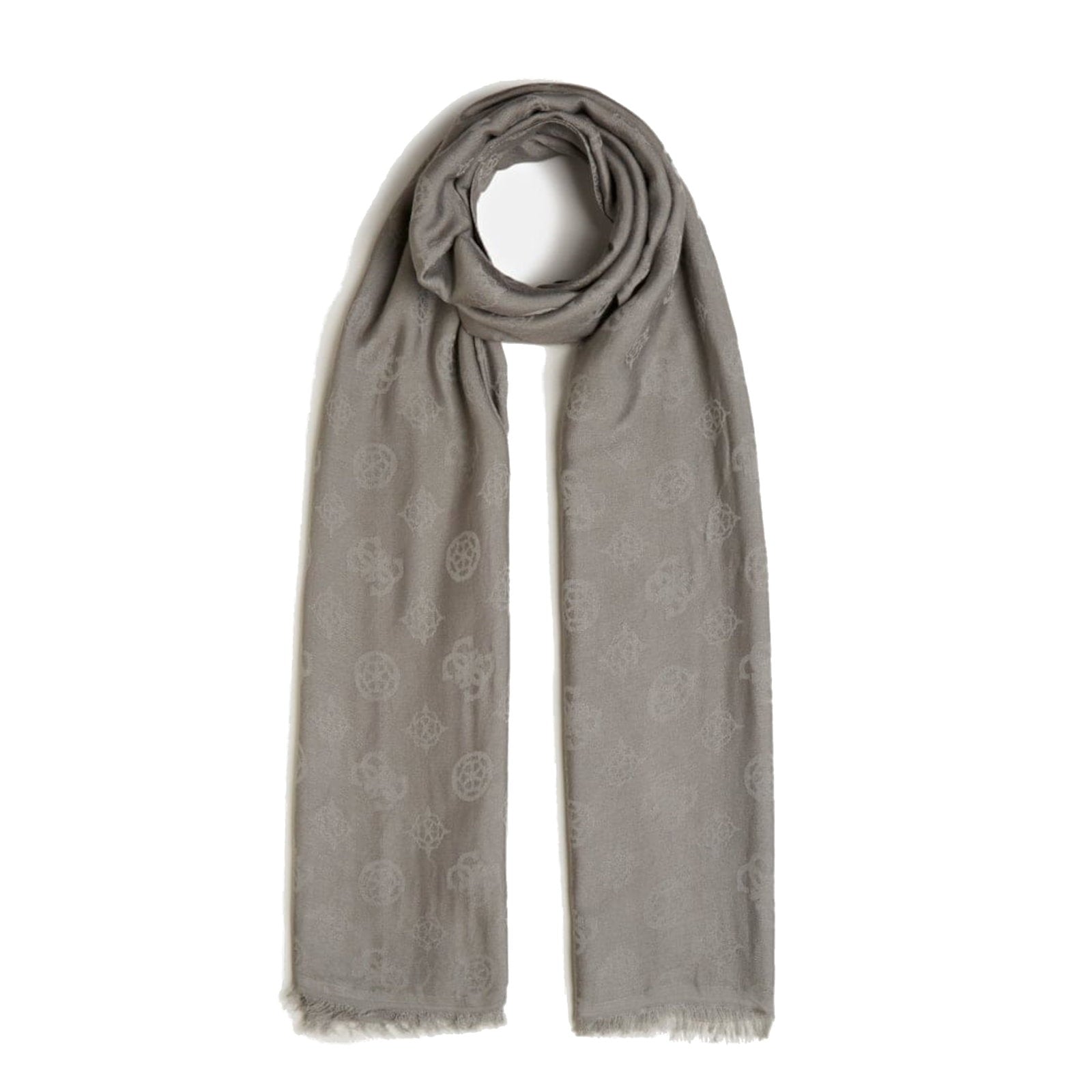 Guess Guess, Ninette Jacquard, Textilschal, Grau, 8 x 180, Für Frauen Regular