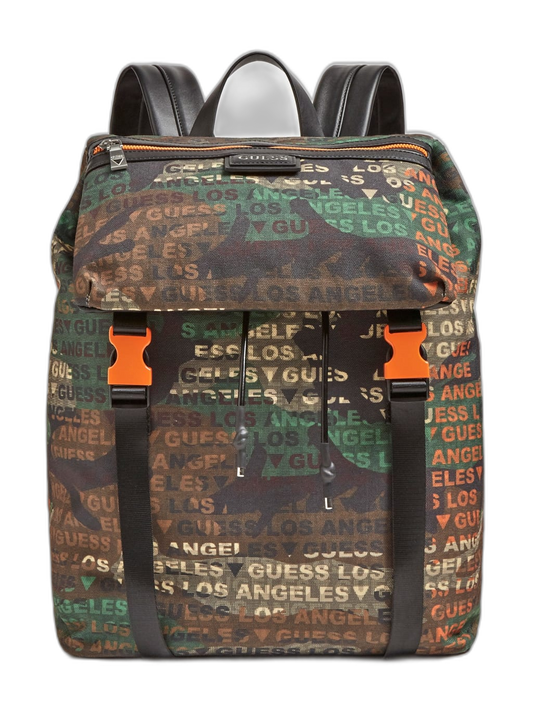 Guess Guess, Salameda, Textilrucksack, Tarnung, Laptopfach, Unisex Regular