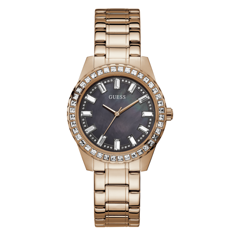 GUESS SPARKLER GW0111L3 Only Time Armbanduhr 38 mm Gold ansicht-2