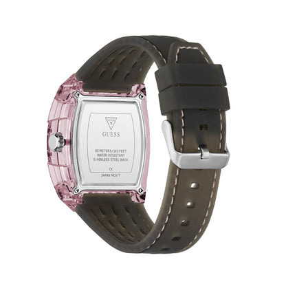 GUESS SPORTING PINK GW0032G3 Armbanduhr Rosa ansicht-3