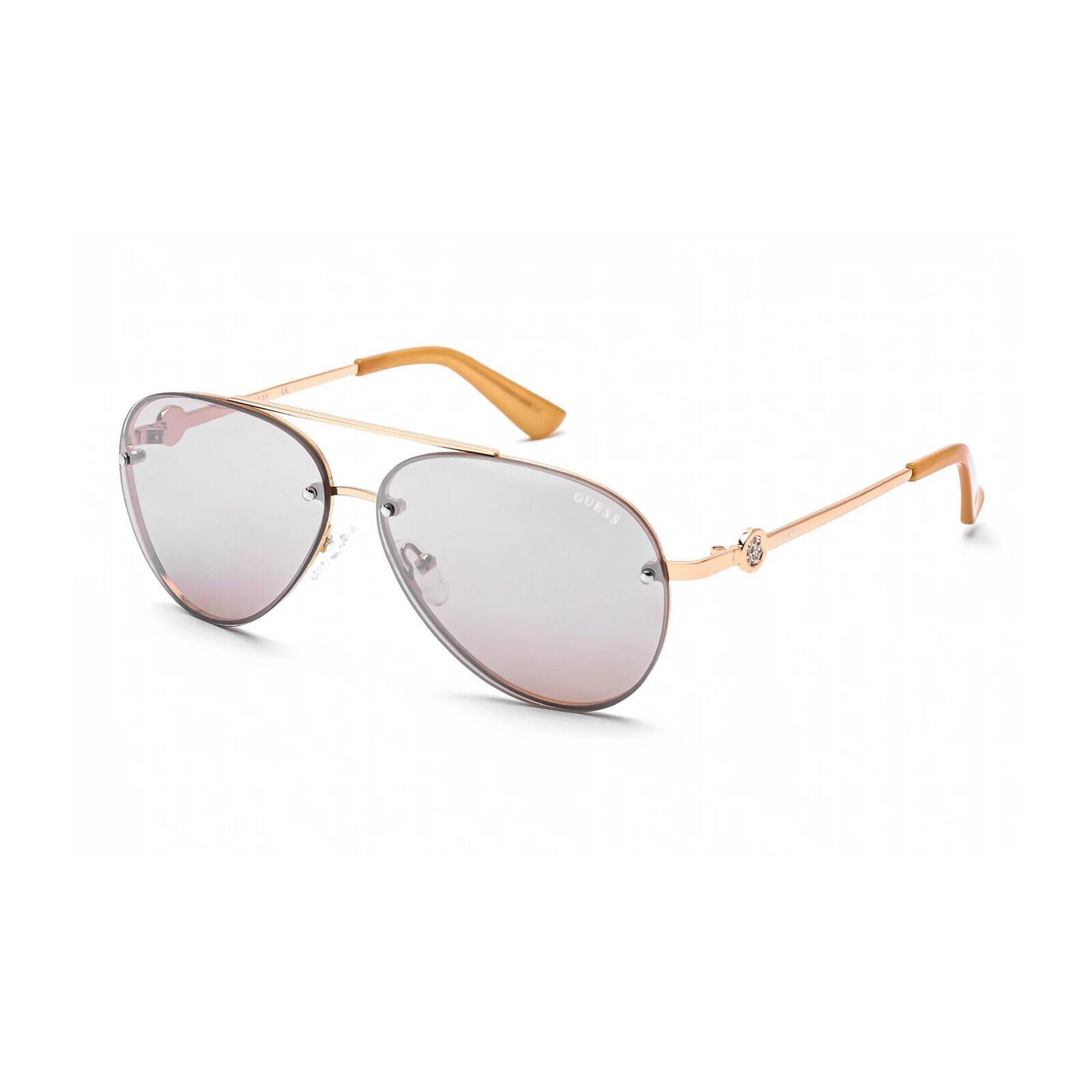 GUESS SUNGLASSES GF6107 Gold GF6107 28U 58 12 140 Sonnenbrille Gold ansicht-3