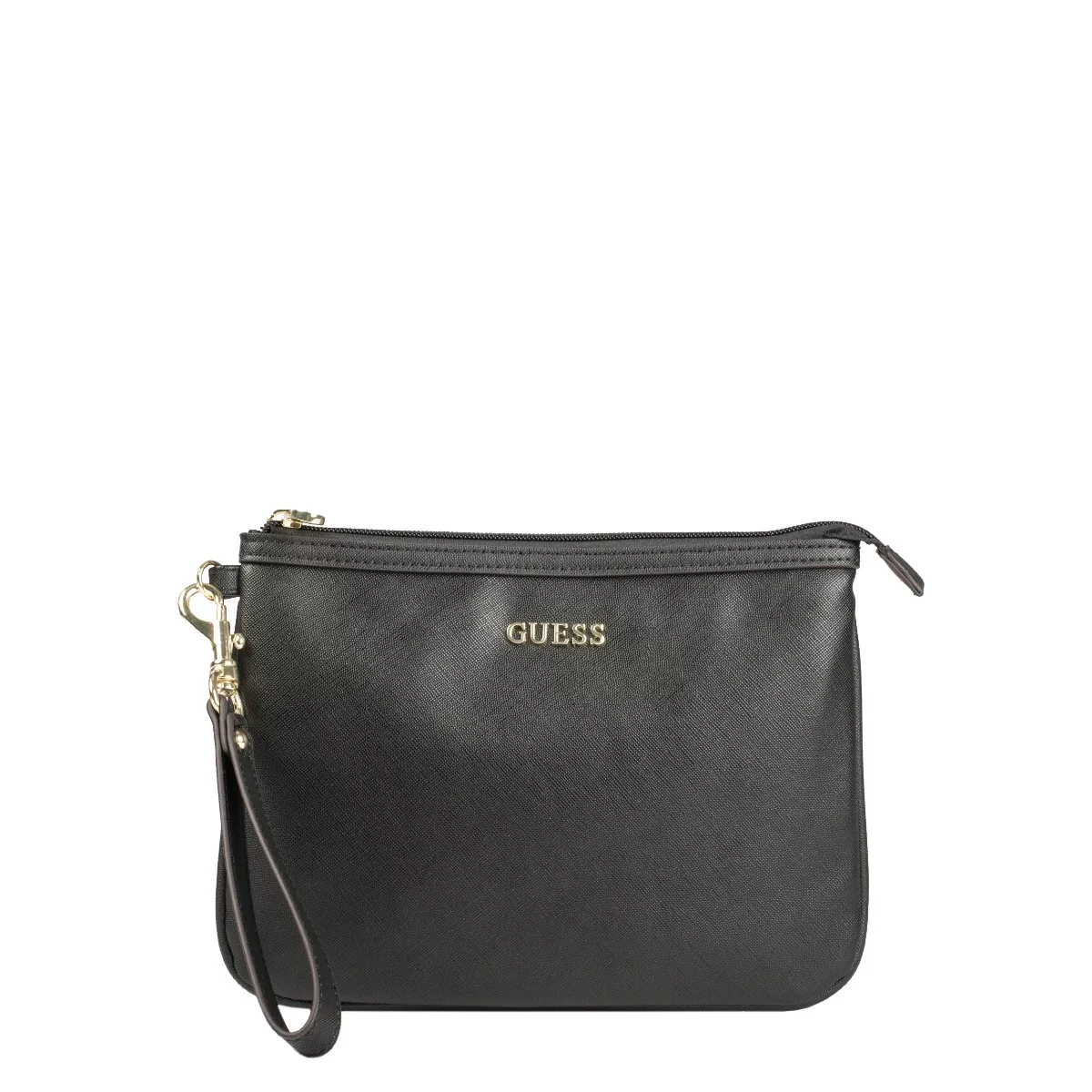 Guess Guess, Vanille, Kunstleder, Textiltasche, Toilettenartikel, Schwarz, Für Frauen, 25 x 19 x 2 cm Regular