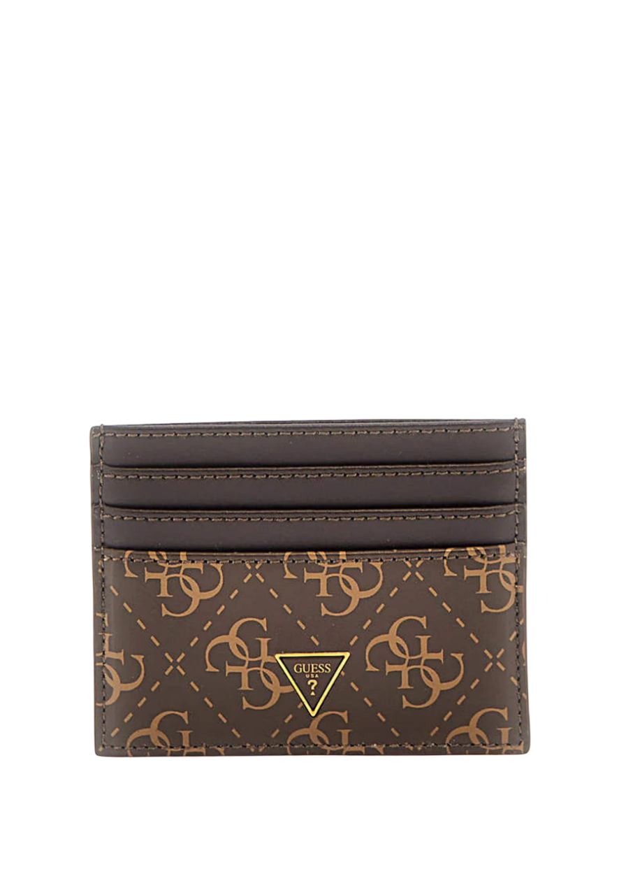 Guess, Vezzola, Leder-Kartenhalter, SMVEZLLEA25, Braun, Unisex