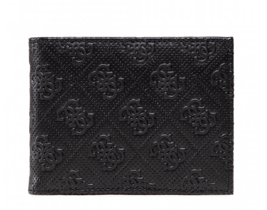 Guess Guess, Vezzola, Textilbrieftasche, Logo-Detail, SMESCHLEA20, Schwarz, Für Männer Regular