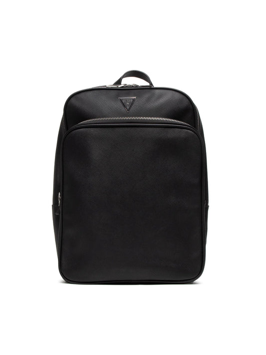 Guess Guess, Zaino, Kunstleder, Textilrucksack, Schwarz, HMECRN, Für Männer Regular