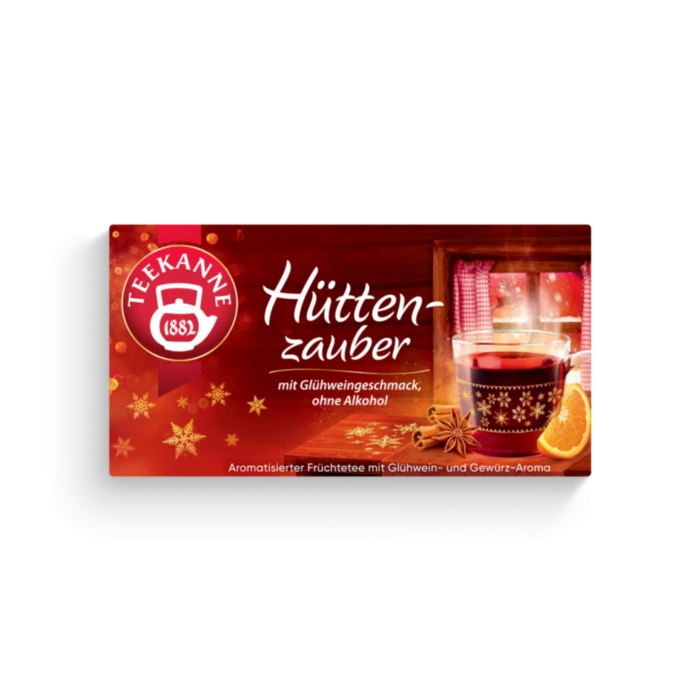 Teekanne Hüttenzauber Früchtetee 20 Beutel 50 g – Produktansicht