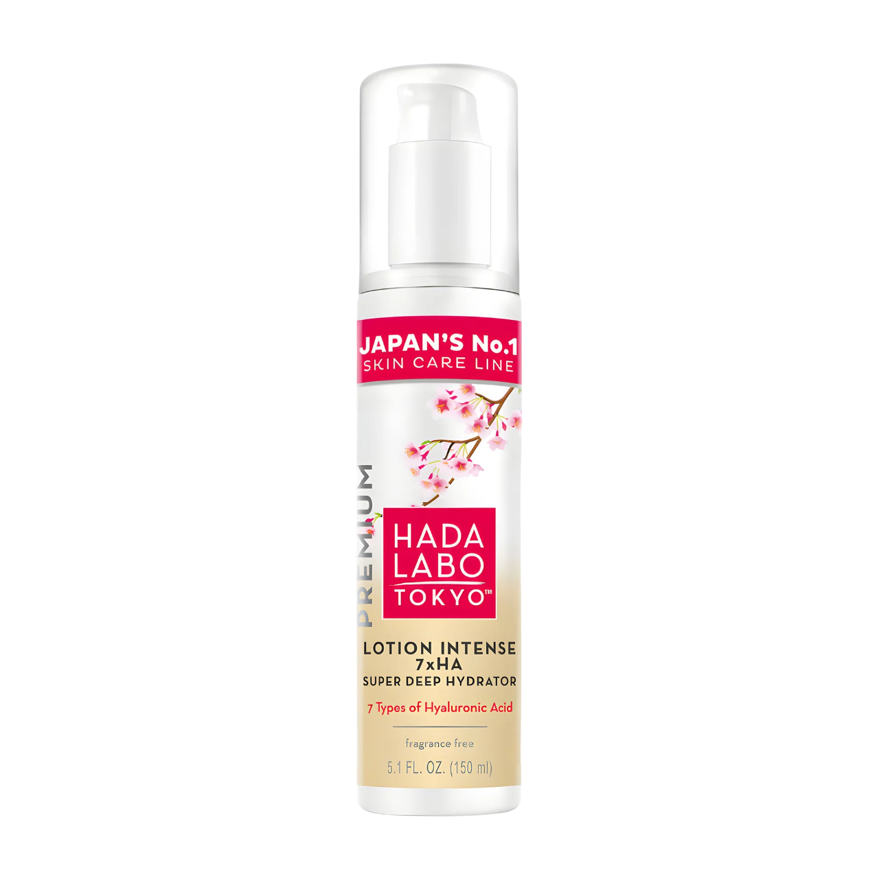 Hada Labo Tokyo Premium 7 x Ha Gesichtslotion 150 ml – Intensive Tiefen-Hydratation für Frauen