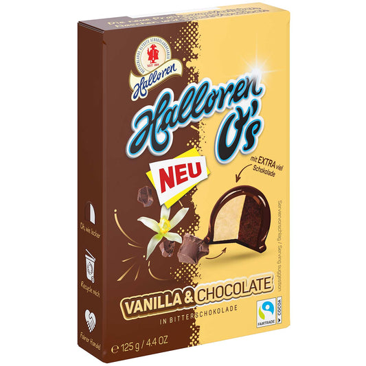 Halloren O's Vanilla & Chocolate 125g - Candyshop.ch