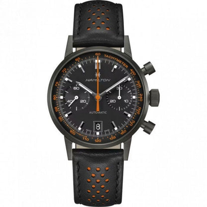 HAMILTON INTRA-MATIC AUTOMATIC CHRONO H38446733 Chronograph Armbanduhr 40 mm Schwarz