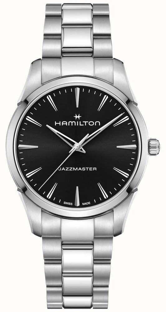HAMILTON JAZZMASTER - BLACK H32461131 Only Time Armbanduhr 40 mm Schwarz ansicht-3