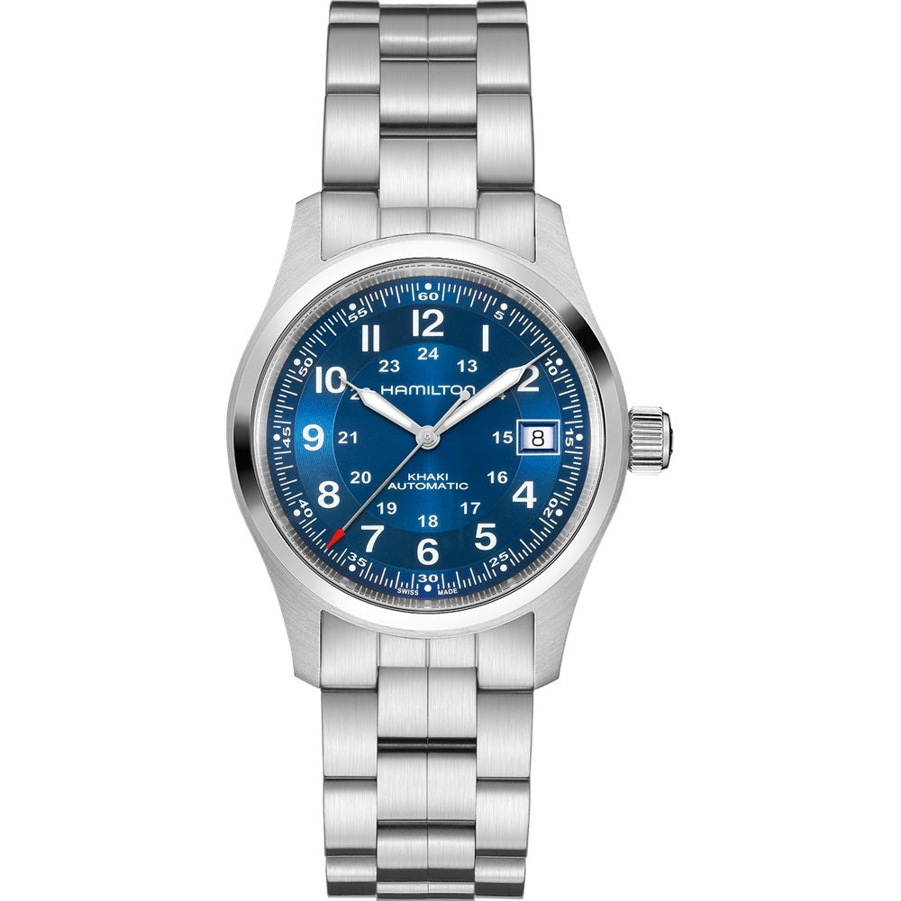 HAMILTON KHAKI FIELD AUTOMATIC H70455140 Date Armbanduhr 38 mm
